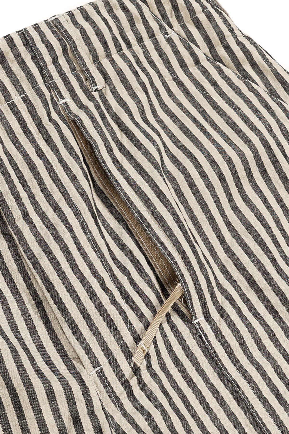 Engineered Garments - Fatigue Short - Natural/Black LC Stripe - Canoe Club
