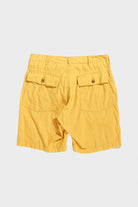 Engineered Garments - Fatigue Short - Yellow Cotton Sheeting - Canoe Club