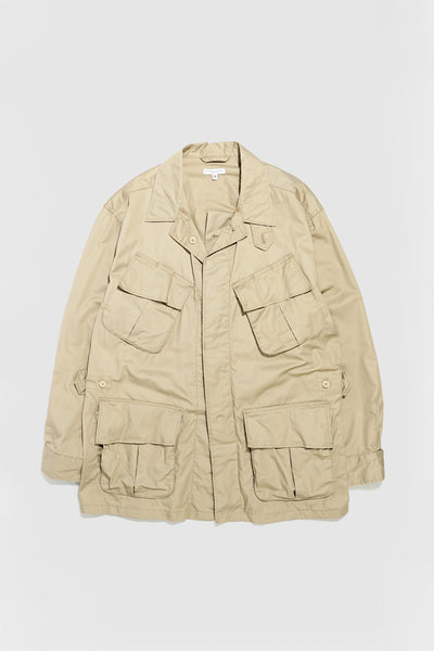 Engineered Garments Jungle Fatigue Jacket | Khaki Highcount Twill