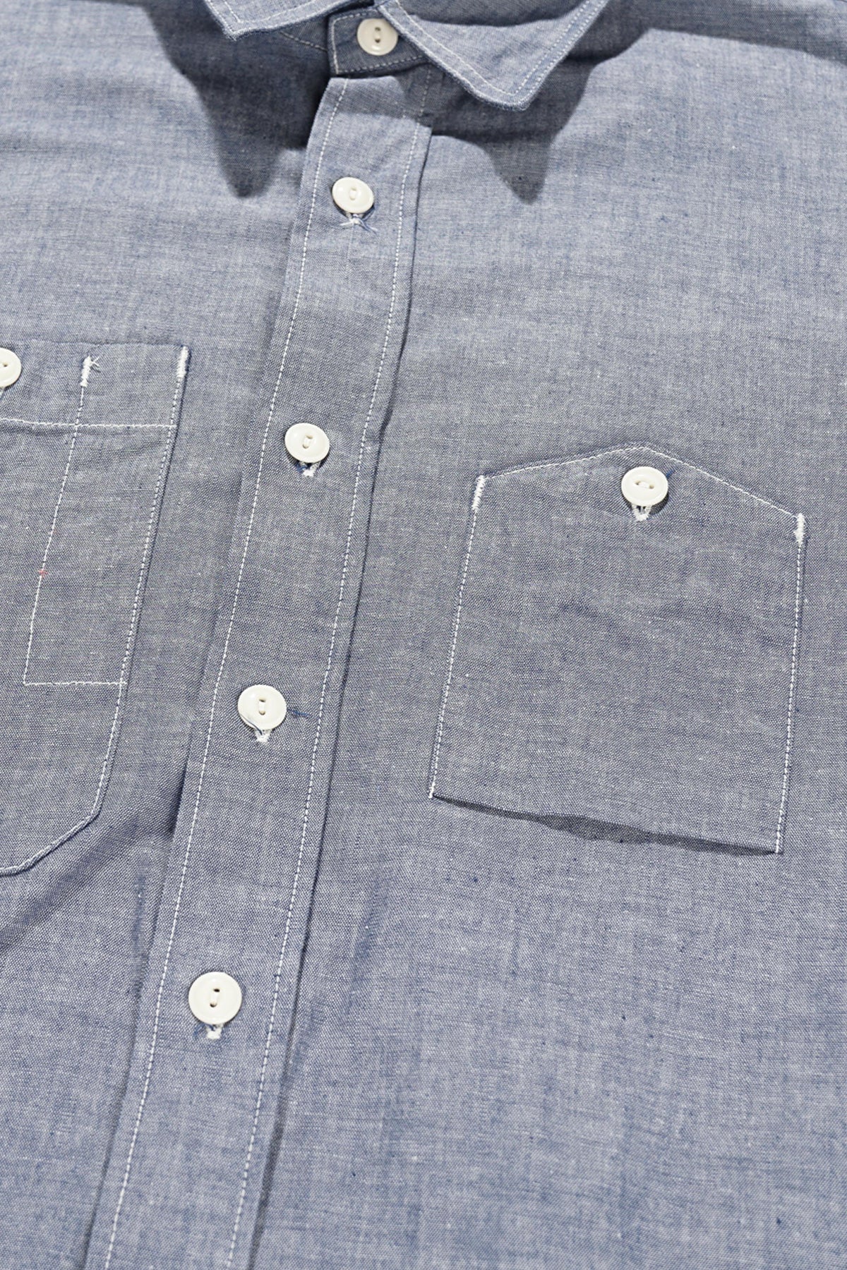 Engineered Garments - Work Shirt - Lt Blue Cotton Chambray - Canoe Club