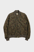 Engineered Garments - Aviator Jacket - Olive Camo 6.5oz Flat Twill - Canoe Club
