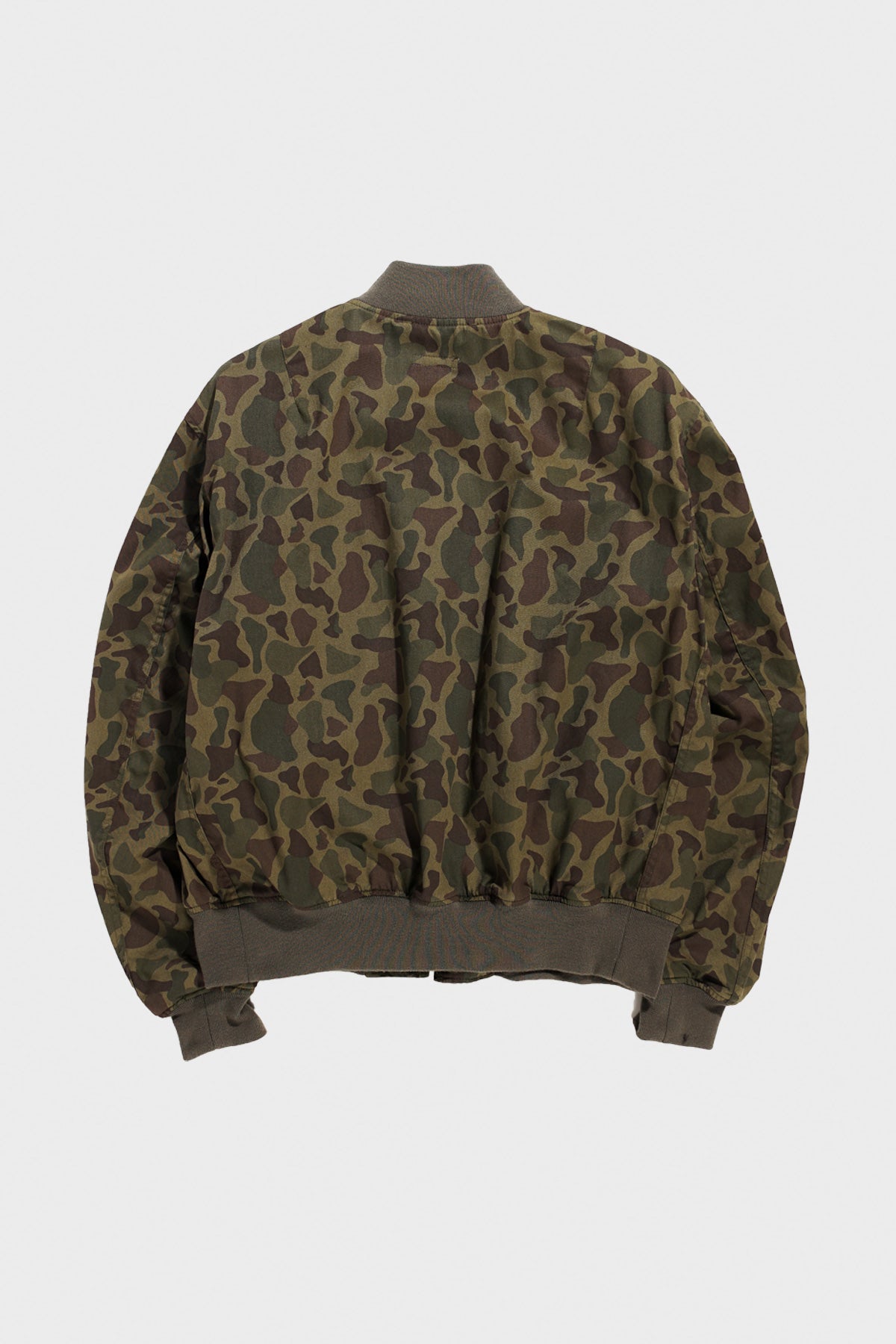Engineered Garments - Aviator Jacket - Olive Camo 6.5oz Flat Twill - Canoe Club