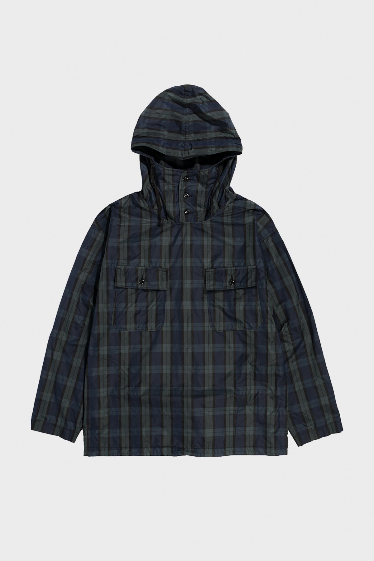 Engineered Garments - Cagoule Shirt - Blackwatch Crushed Taffeta - Canoe Club