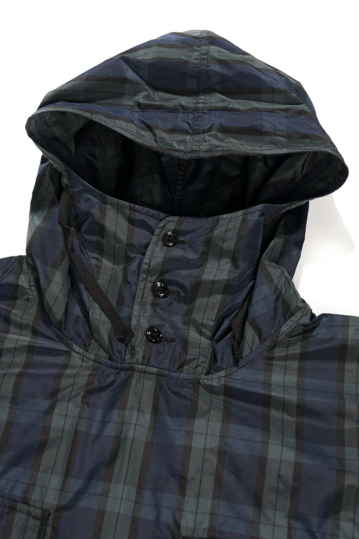 Engineered Garments - Cagoule Shirt - Blackwatch Crushed Taffeta - Canoe Club