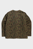 Engineered Garments - Cardigan Jacket - Olive Camo 6.5oz Flat Twill - Canoe Club