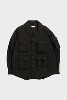 Engineered Garments - Explorer Shirt Jacket - Black Cotton Duracloth Poplin - Canoe Club