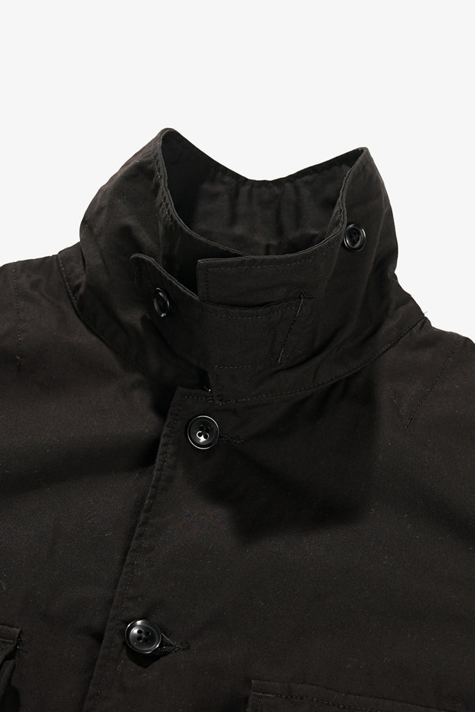Engineered Garments - Explorer Shirt Jacket - Black Cotton Duracloth Poplin - Canoe Club