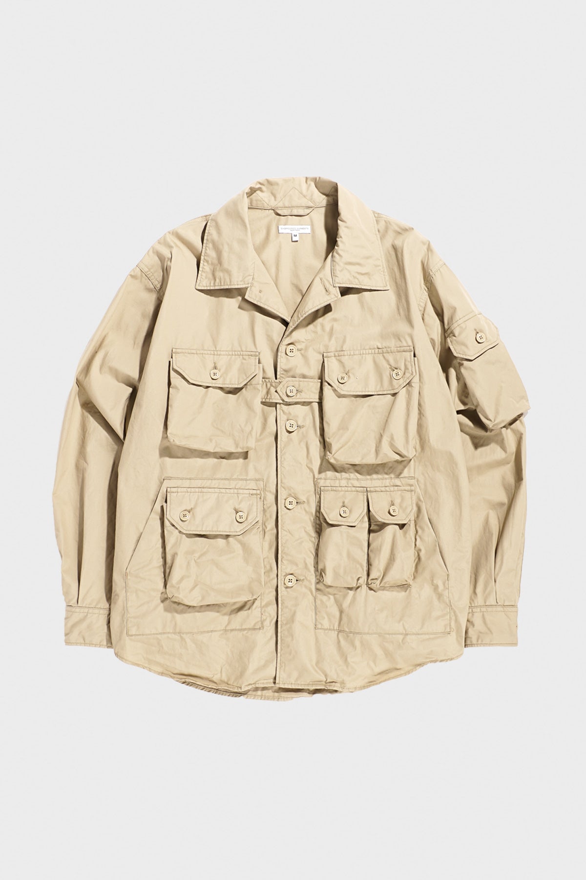 Explorer Shirt Jacket - Khaki Cotton Duracloth Poplin