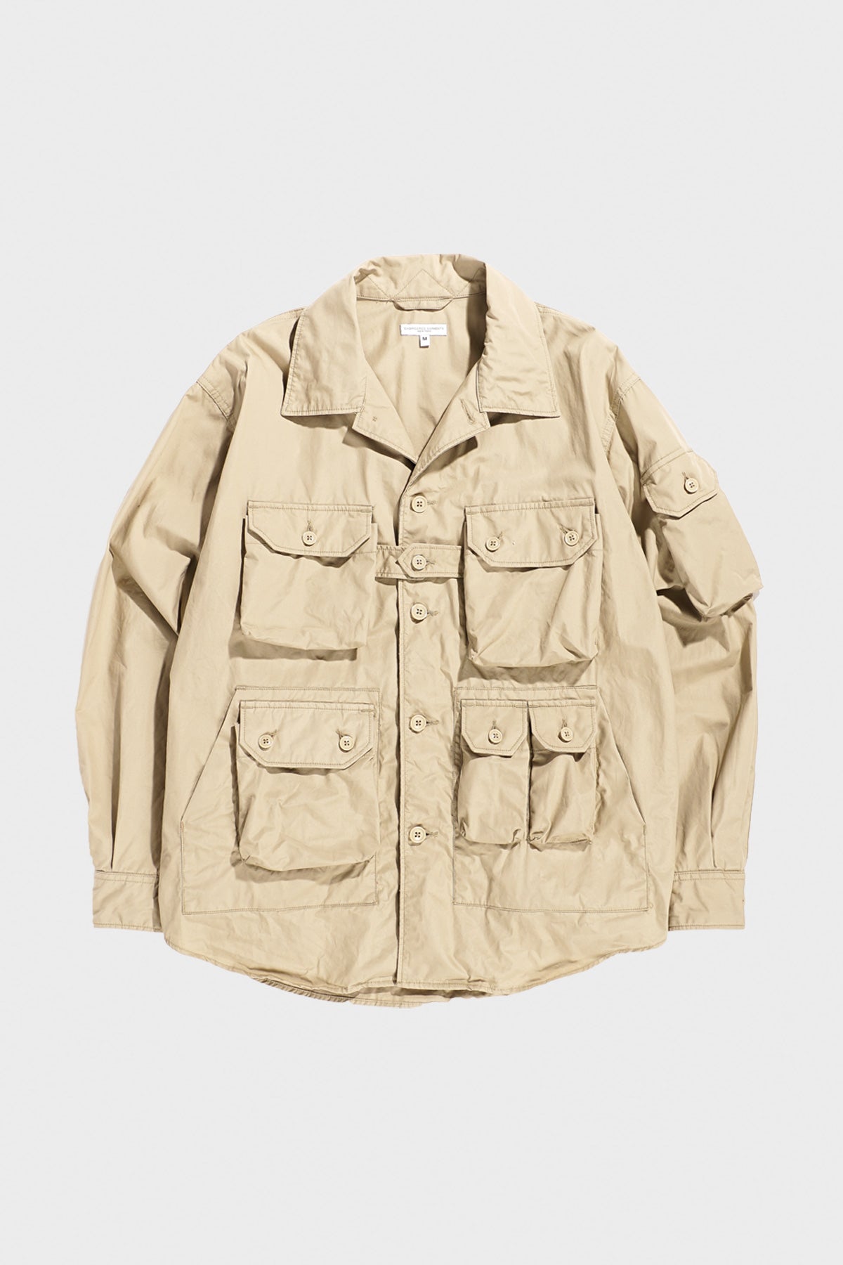 Engineered Garments Explorer Shirt Jacket | Khaki Cotton Duracloth