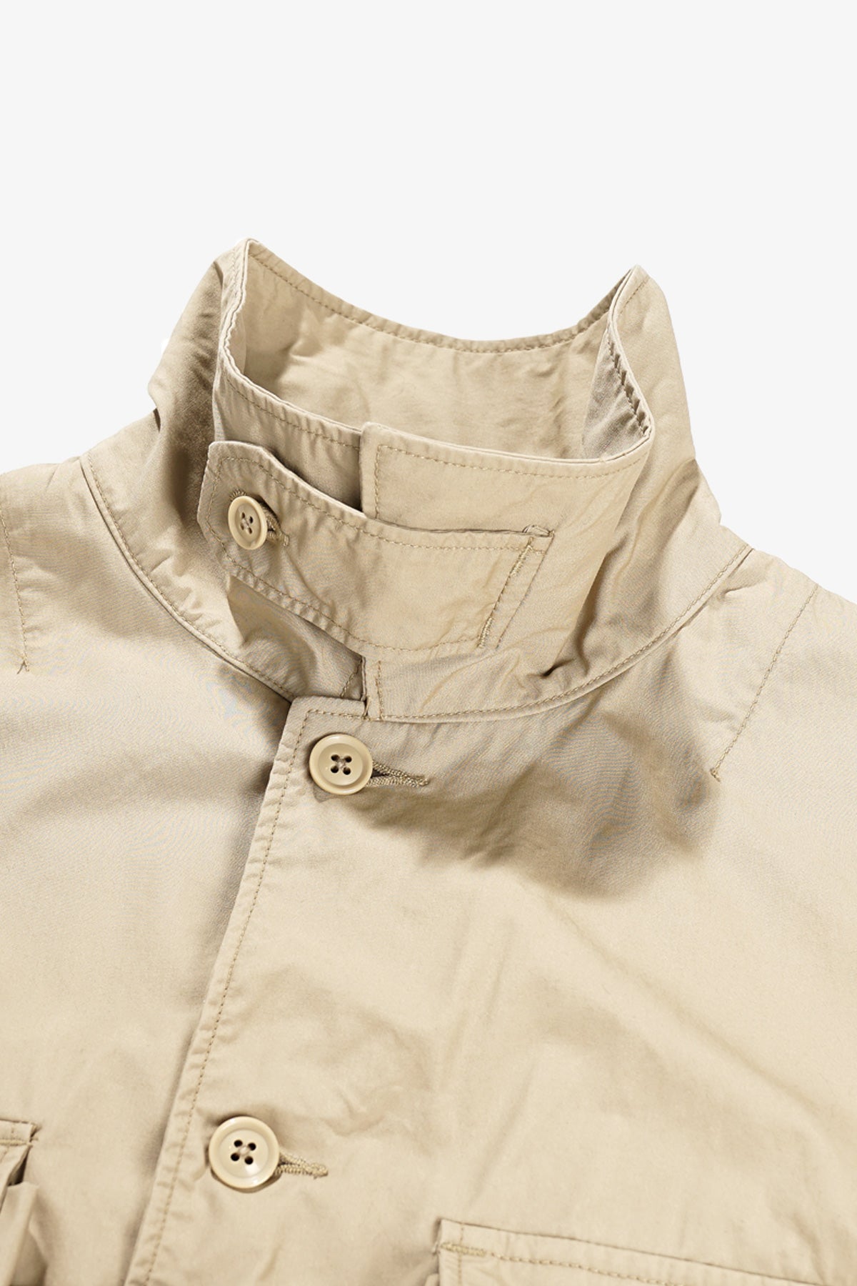 Engineered Garments - Explorer Shirt Jacket - Khaki Cotton Duracloth Poplin - Canoe Club
