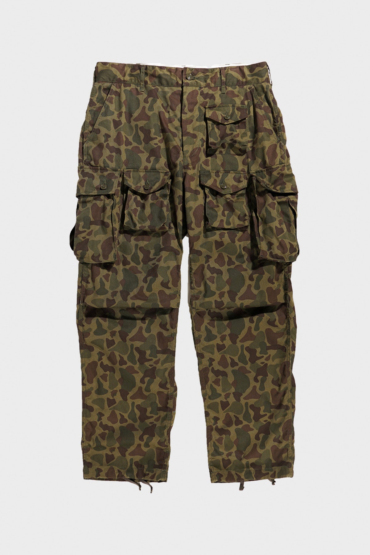 Engineered Garments - FA Pant - Olive Camo 6.5oz Flat Twill - Canoe Club