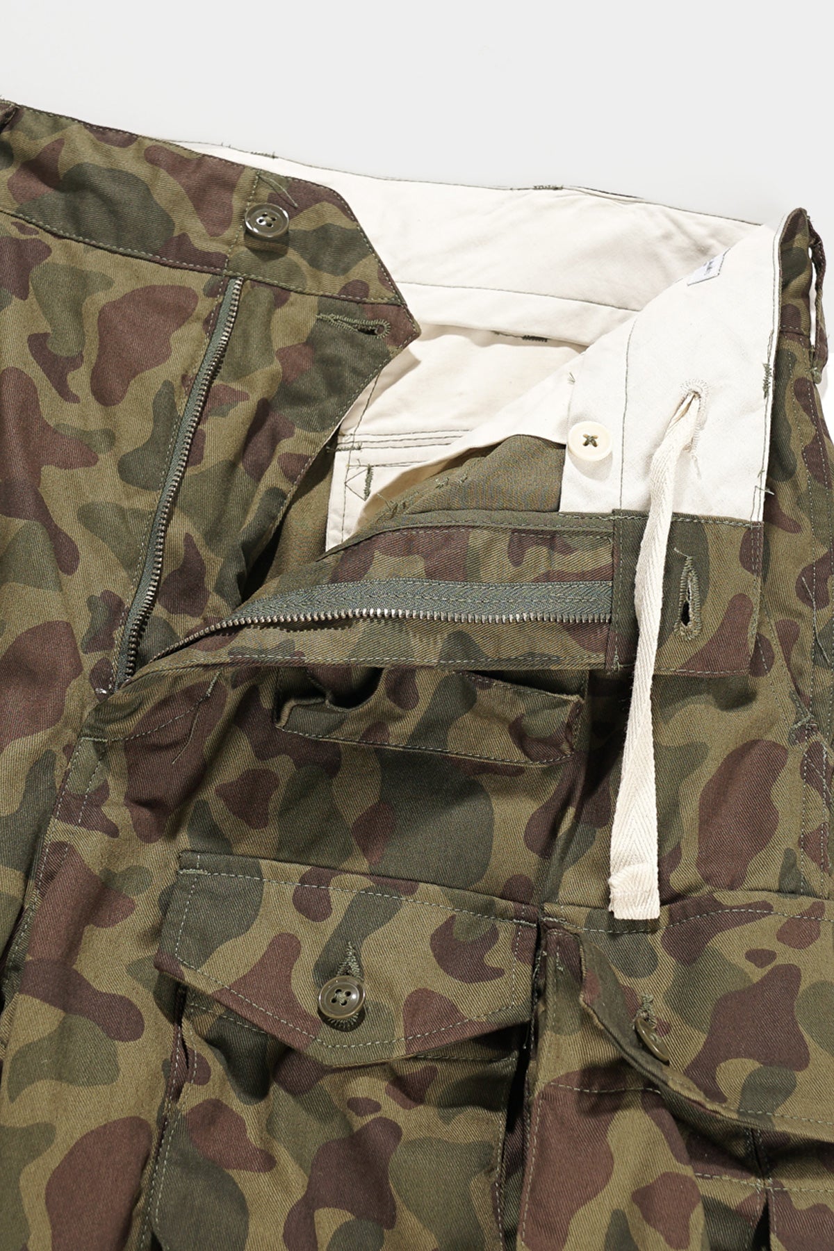 Engineered Garments - FA Pant - Olive Camo 6.5oz Flat Twill - Canoe Club