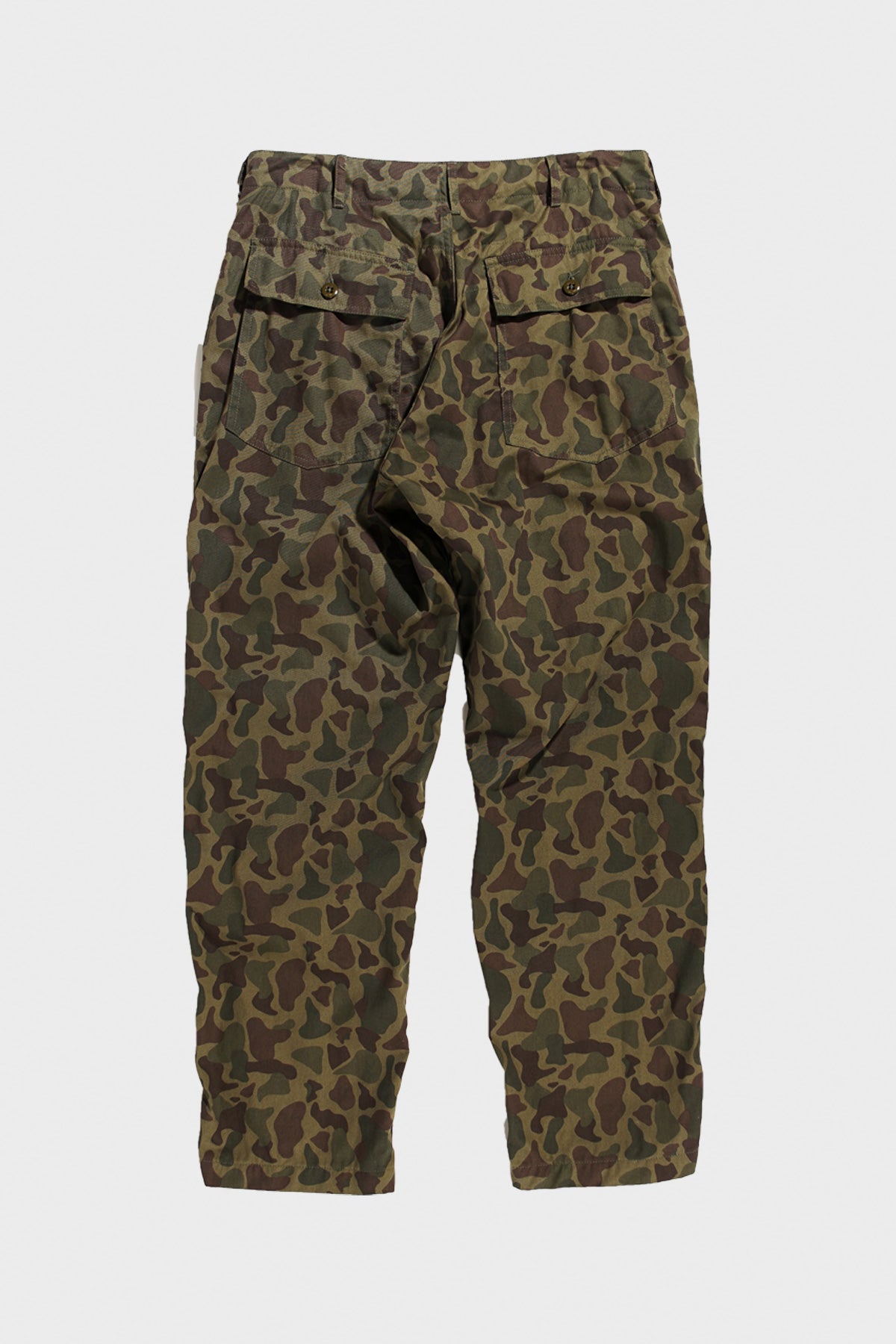 Engineered Garments - Fatigue Pant - Olive Camo 6.5oz Flat Twill - Canoe Club