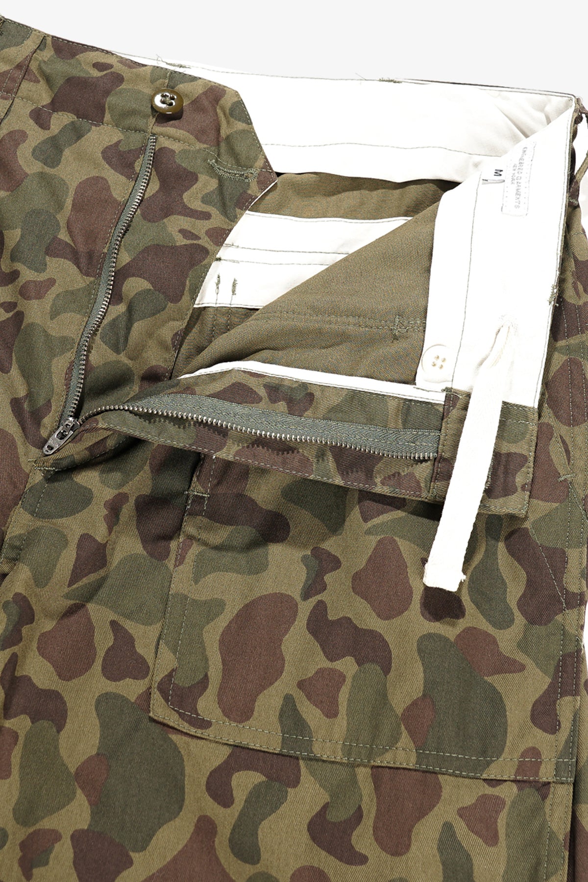 Engineered Garments - Fatigue Pant - Olive Camo 6.5oz Flat Twill - Canoe Club