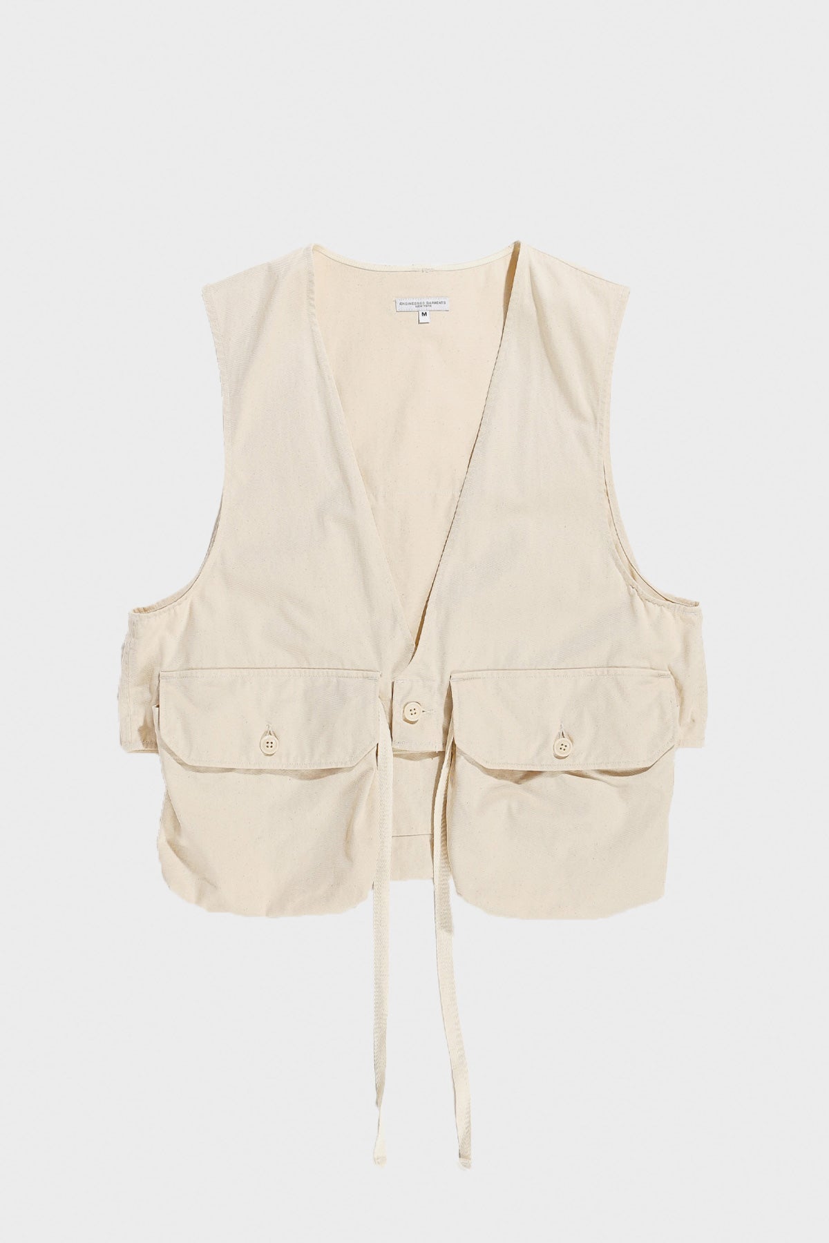 Fowl Vest - Natural 6.5oz Flat Twill