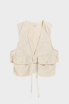 Engineered Garments - Fowl Vest - Natural 6.5oz Flat Twill - Canoe Club