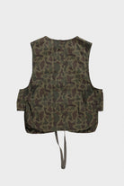 Engineered Garments - Fowl Vest - Olive Camo 6.5oz Flat Twill - Canoe Club