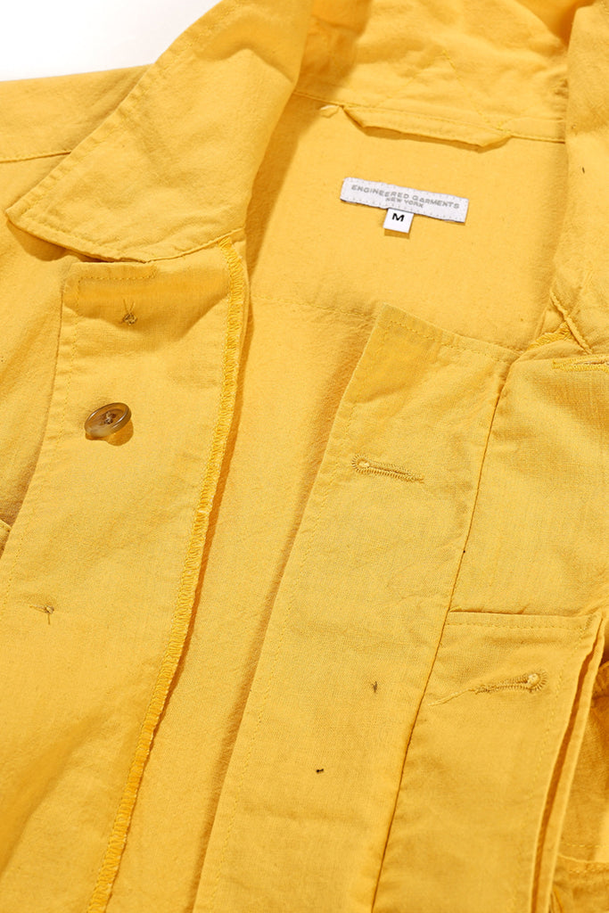 Engineered Garments - Jungle Fatigue Jacket - Yellow Cotton Sheeting - Canoe Club