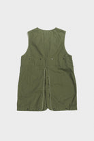 Engineered Garments - Liner Vest - Olive Cotton Ripstop - Canoe Club