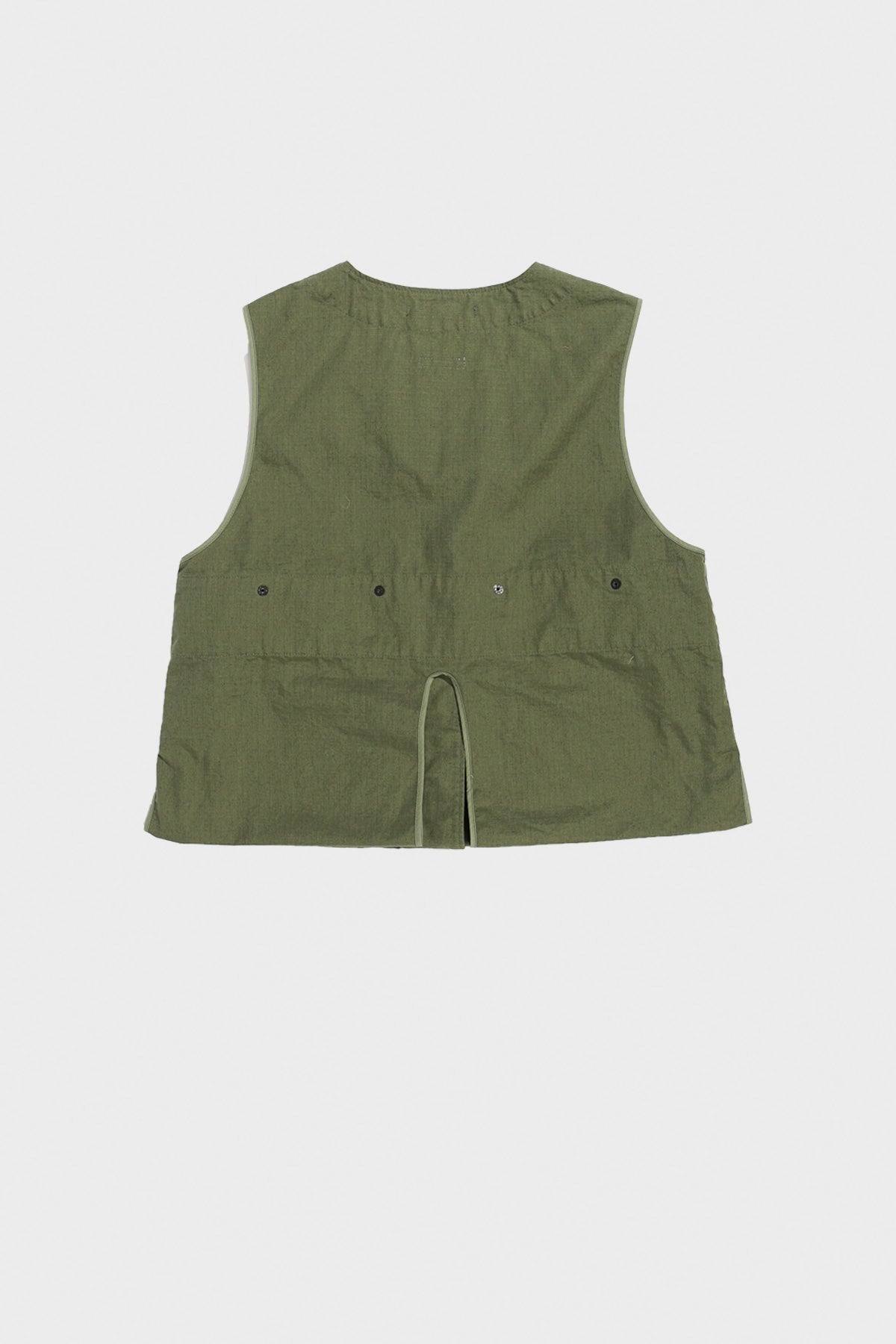 Engineered Garments - Liner Vest - Olive Cotton Ripstop - Canoe Club