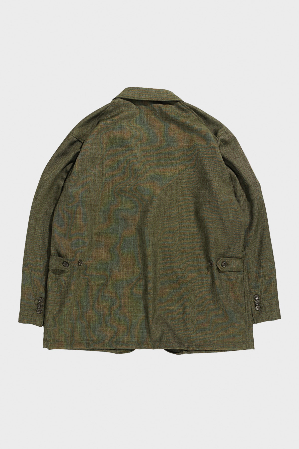 Engineered Garments Loiter Jacket | Olive Polyester Sharkskin