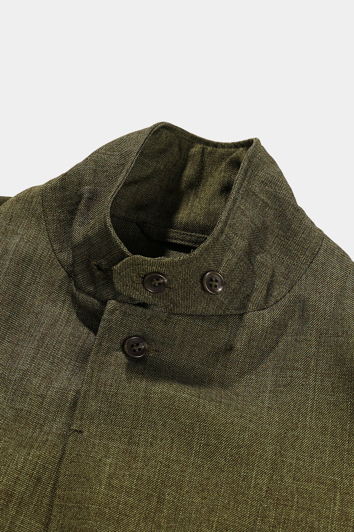 Engineered Garments - Loiter Jacket - Olive Polyester Sharkskin - Canoe Club