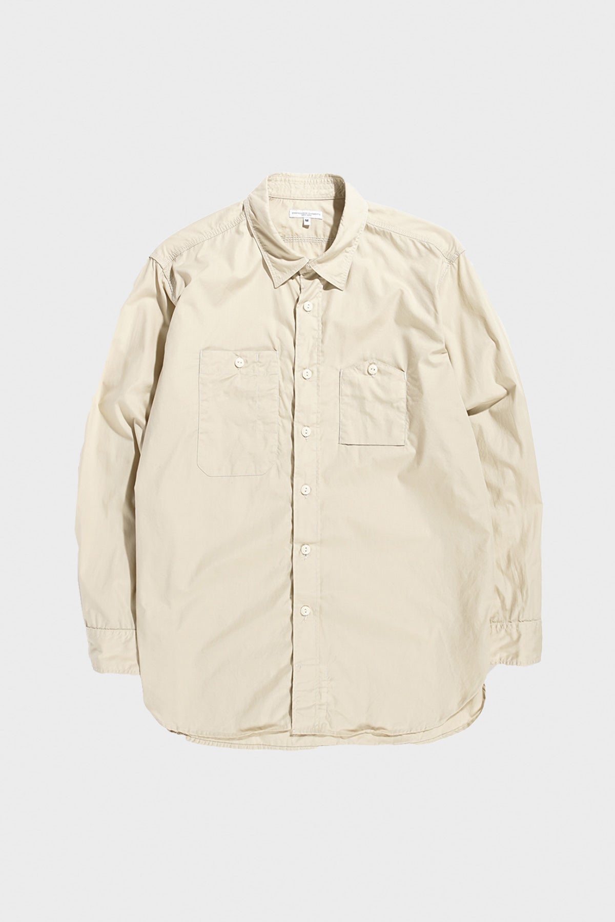 Engineered Garments - Work Shirt - Beige Superfine Poplin - Canoe Club