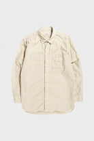 Engineered Garments - Work Shirt - Beige Superfine Poplin - Canoe Club