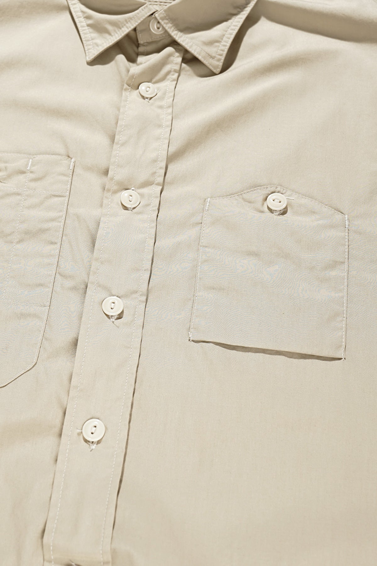 Engineered Garments - Work Shirt - Beige Superfine Poplin - Canoe Club