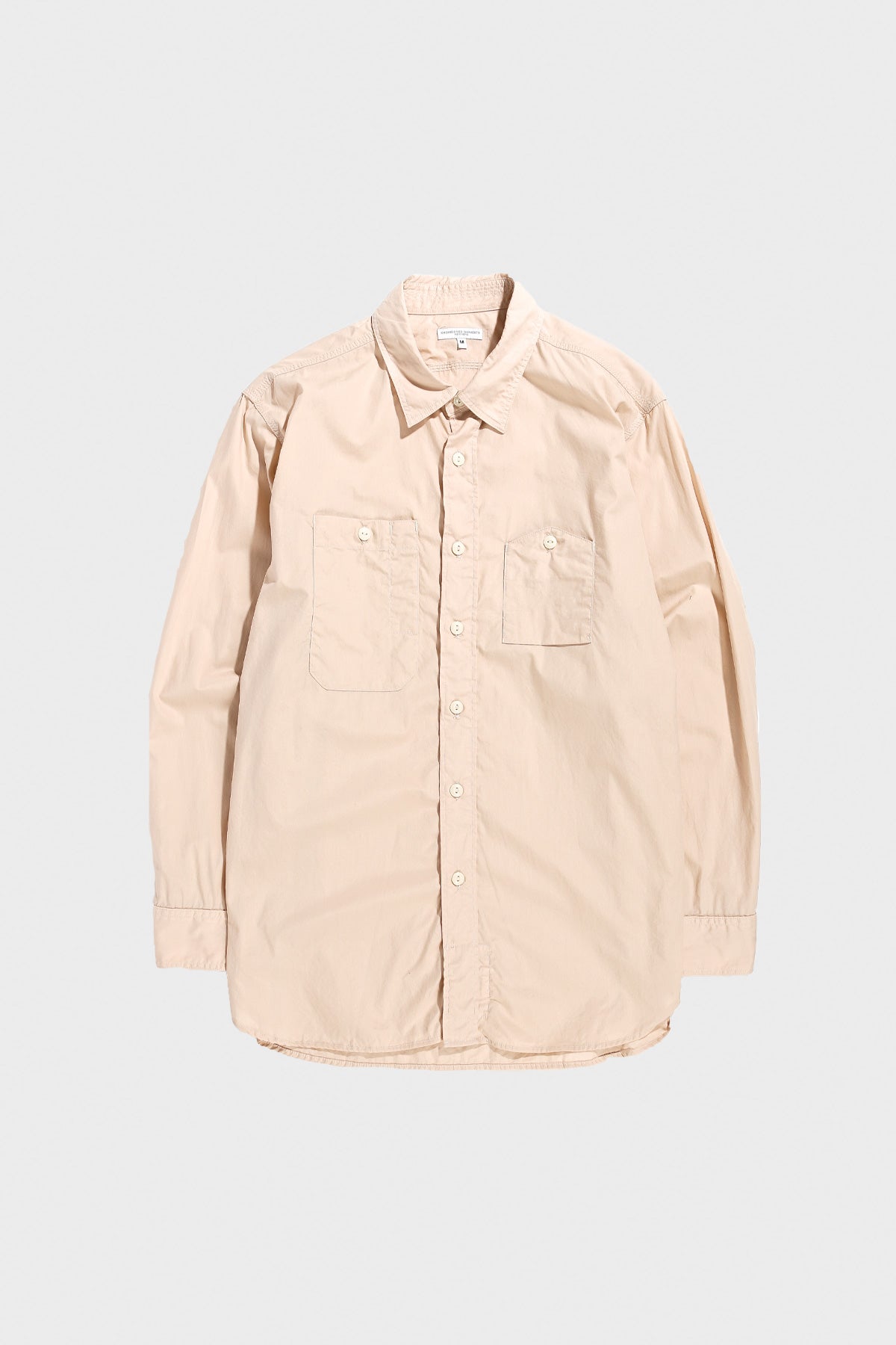 Engineered Garments - Work Shirt - Pink Superfine Poplin - Canoe Club