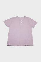 Velva Sheen - Short Sleeve Henley - Wisteria Pigment Dye - Canoe Club