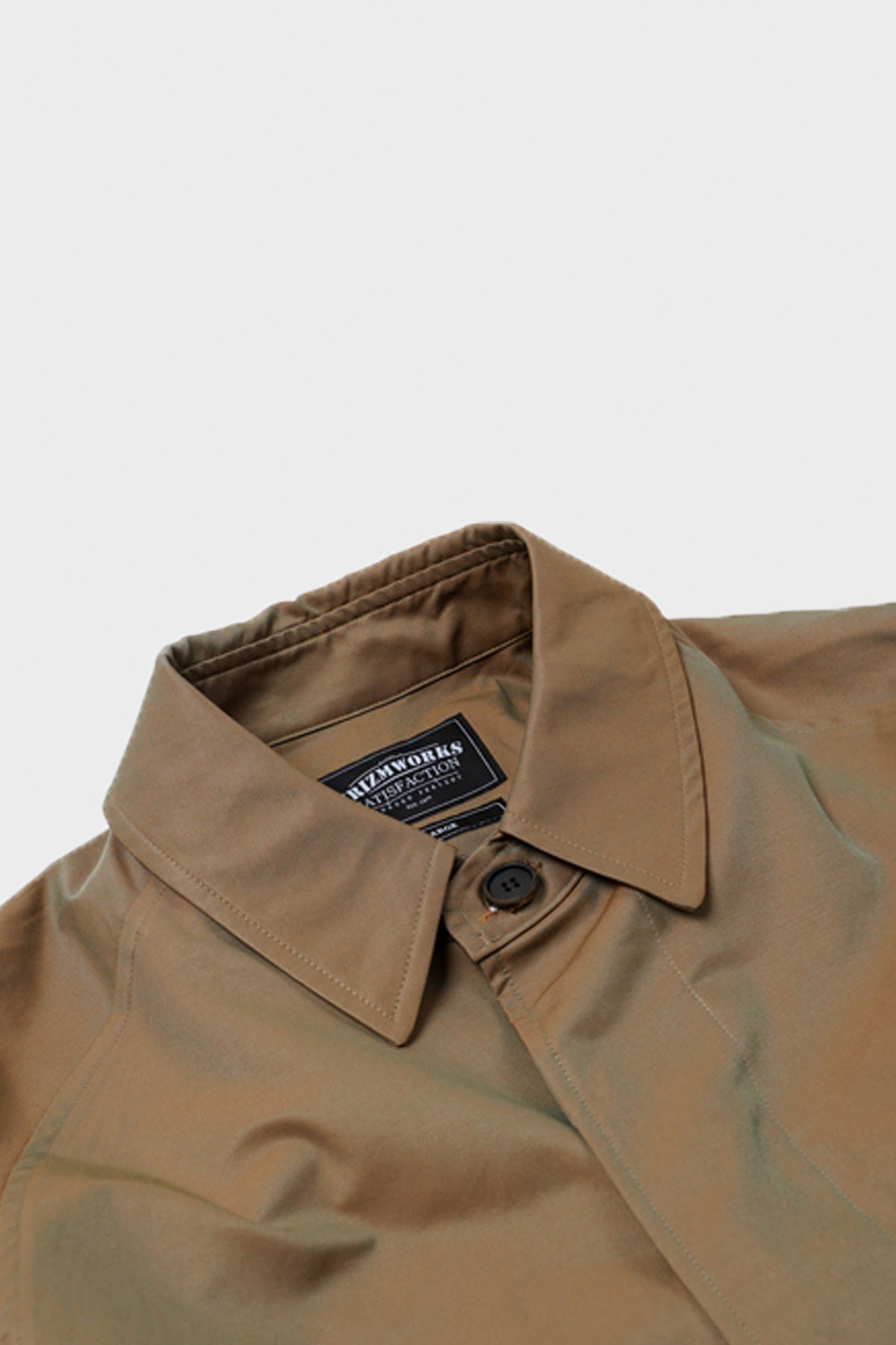 Solar Twill Balmacaan Half Jacket - Cappuccino