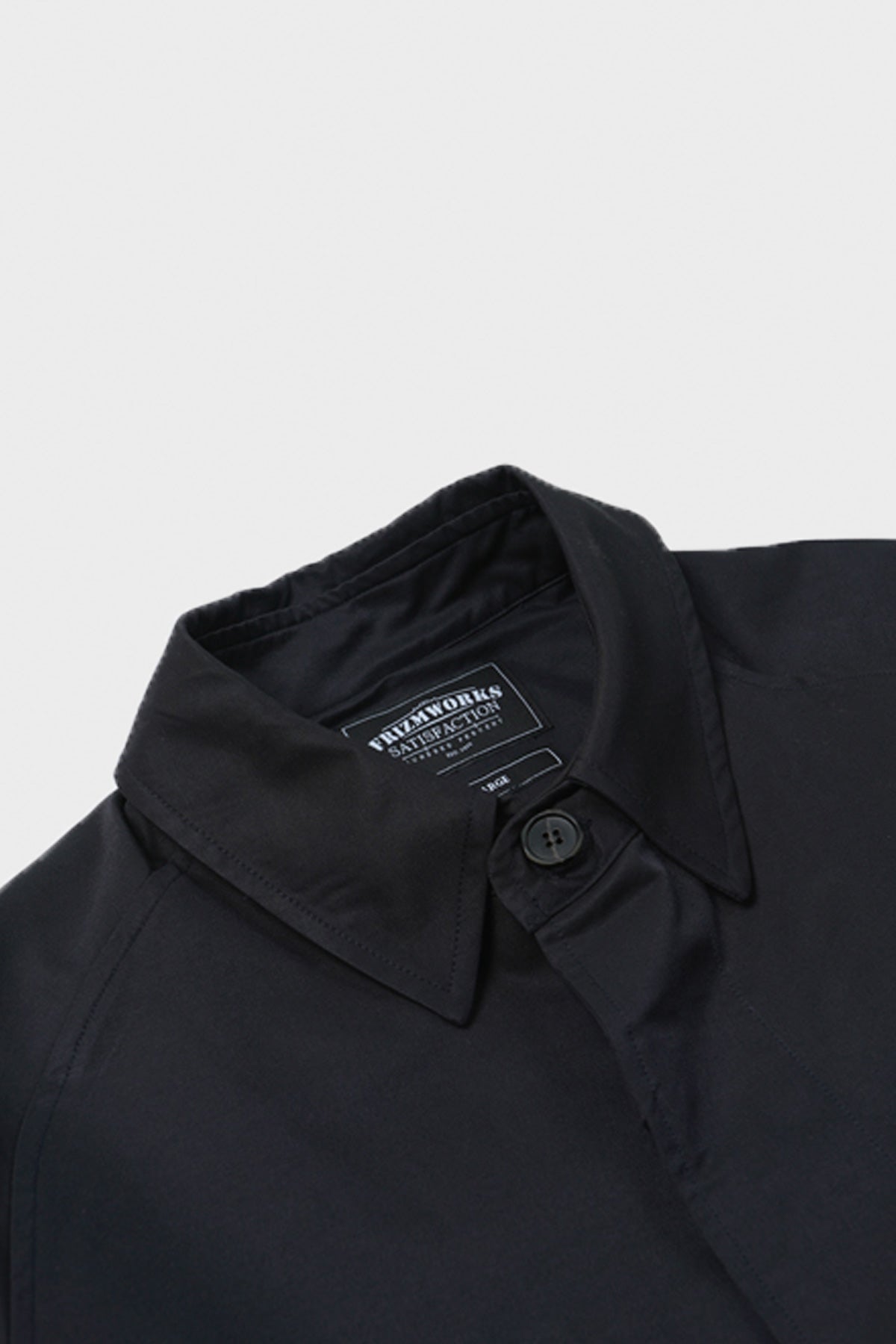 Solar Twill Balmacaan Half Jacket - Navy