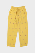 Harago - Amber Embroidered Pants - Yellow - Canoe Club