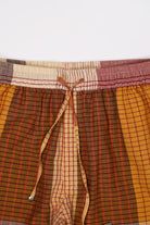 Harago - Handloom Stripe Check Pants - Multi - Canoe Club