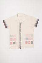 Harago - Jamdani Scarf Shirt - Off White - Canoe Club