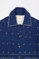 Harago - Kantha Blouson Jacket - Indigo - Canoe Club