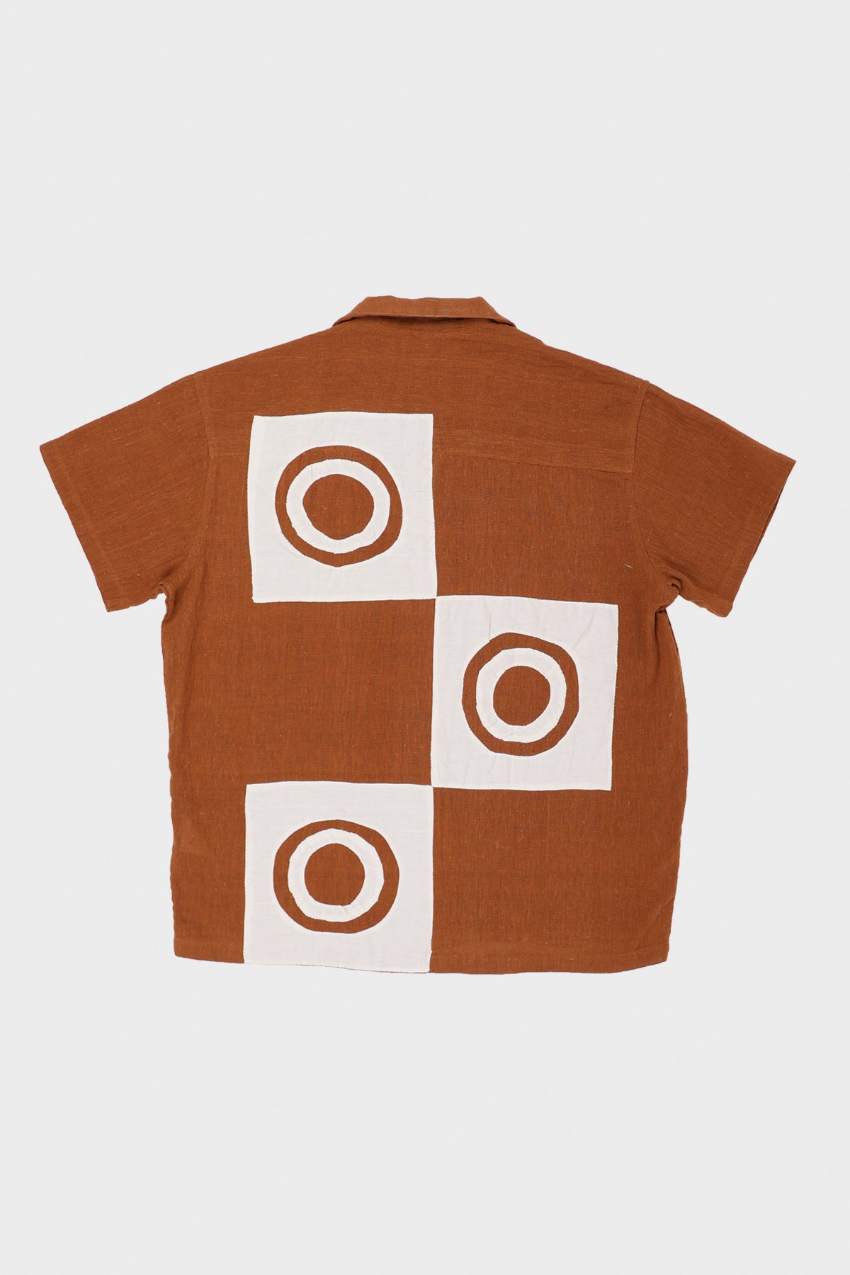 Harago - Patchwork Shirt - Brown - Canoe Club