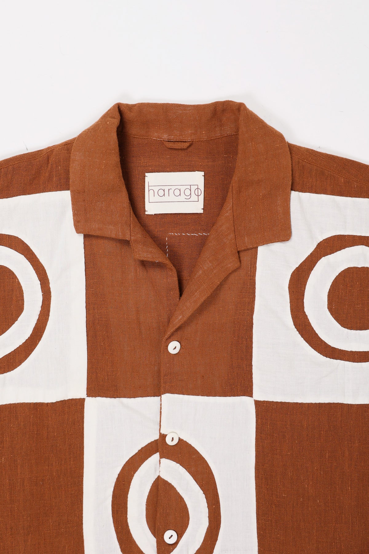 Harago - Patchwork Shirt - Brown - Canoe Club
