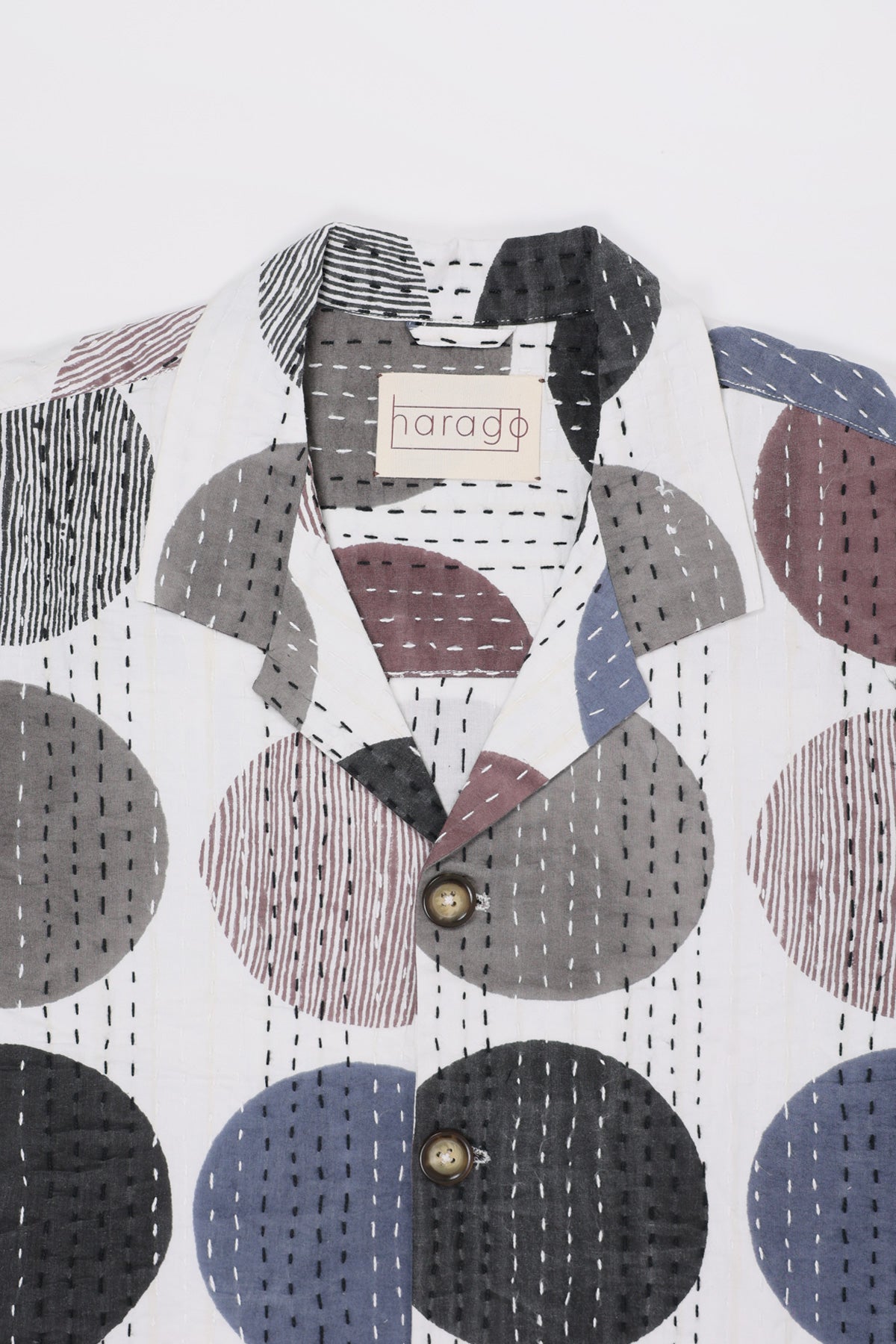 Harago - Printed Kantha Jacket - Multi - Canoe Club