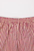 Harago - Stripe Shorts - Maroon - Canoe Club