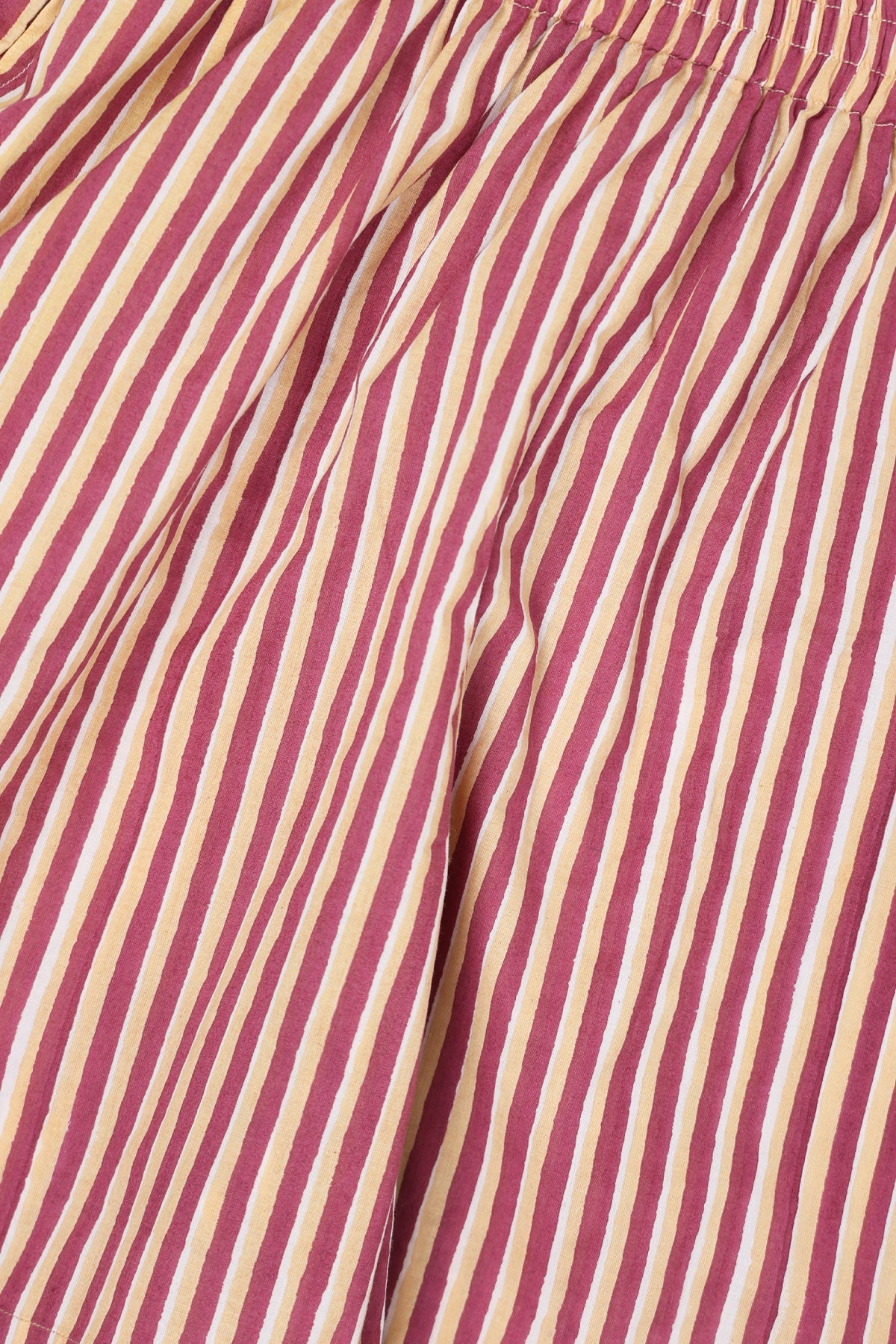 Harago - Stripe Shorts - Maroon - Canoe Club