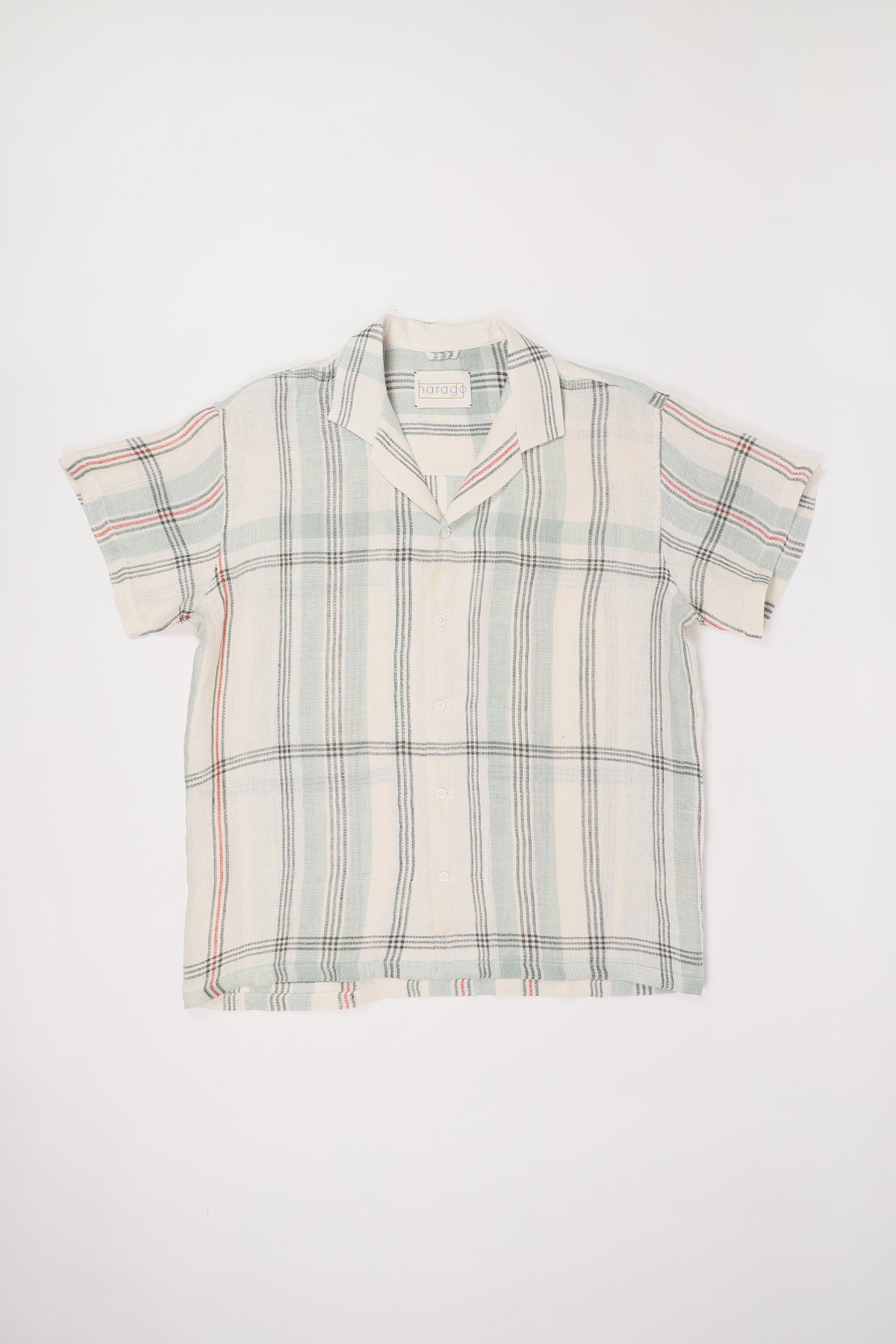 Harago - Textured Linen Shirt - Off White - Canoe Club