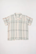 Harago - Textured Linen Shirt - Off White - Canoe Club