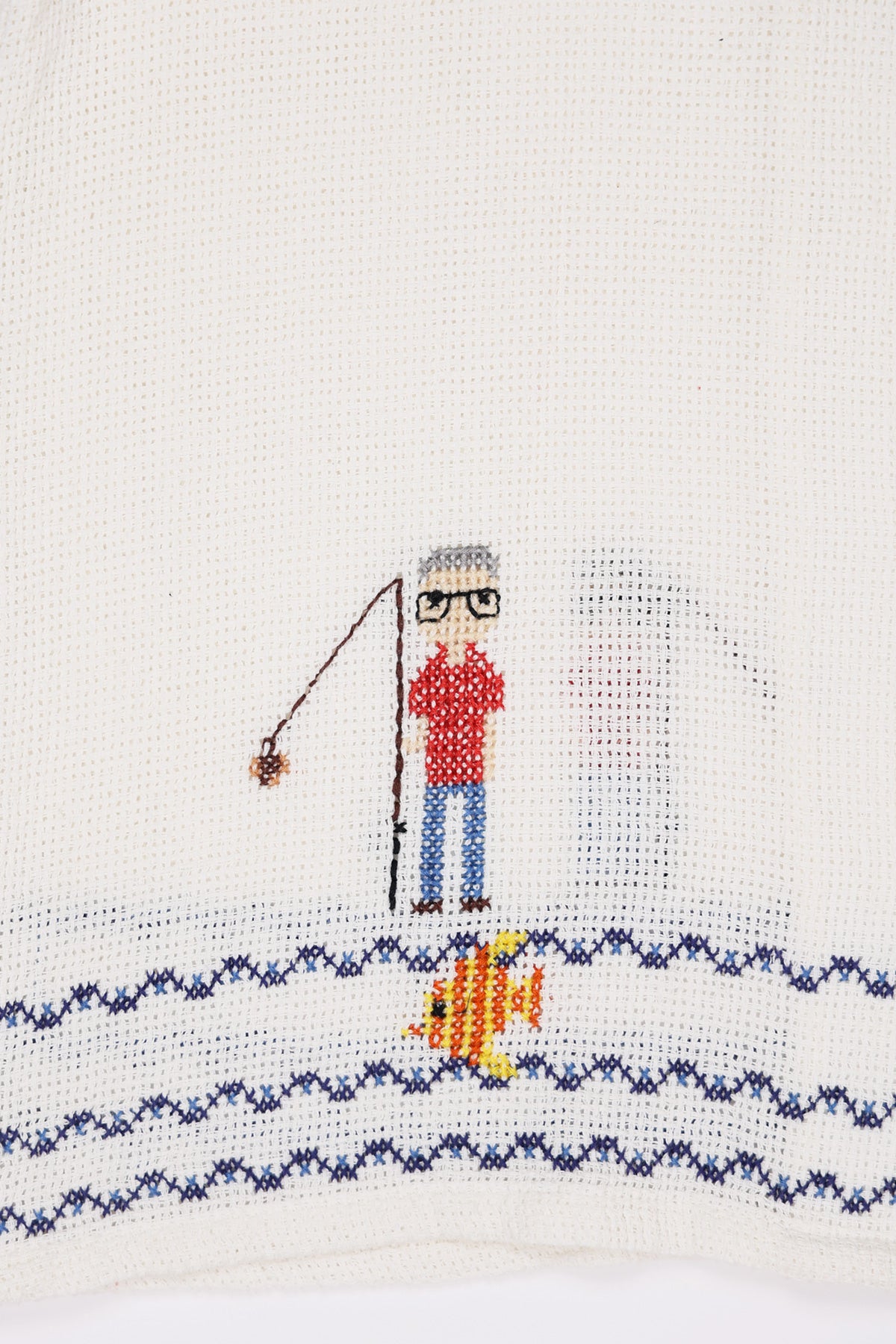 Harago - Village Narrative Embroidered Shirt - White - Canoe Club