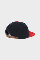 Hender Scheme - 2 Tone Wool Cap - Navy/Red - Canoe Club