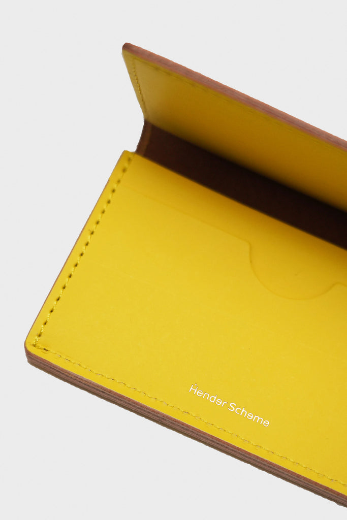 Hender Scheme - Folded Card Case - Yellow - Canoe Club