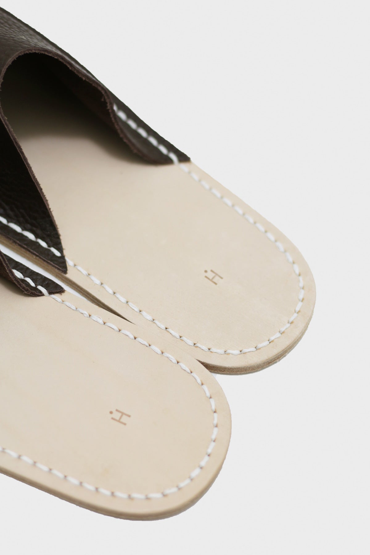Hender Scheme - Leather Slipper - Dark Brown - Canoe Club