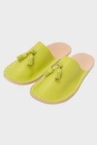 Hender Scheme - Leather Slipper - Lime Green - Canoe Club