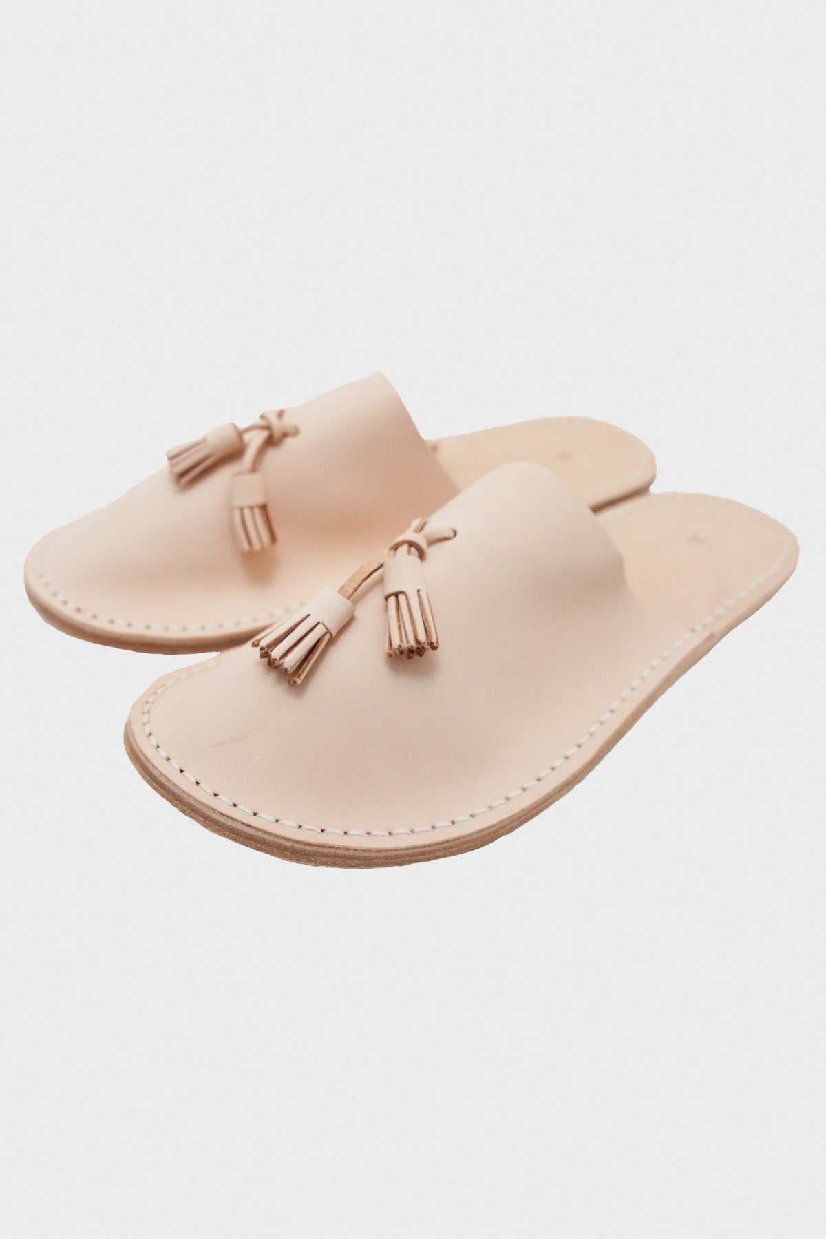 Hender Scheme - Leather Slipper - Natural - Canoe Club